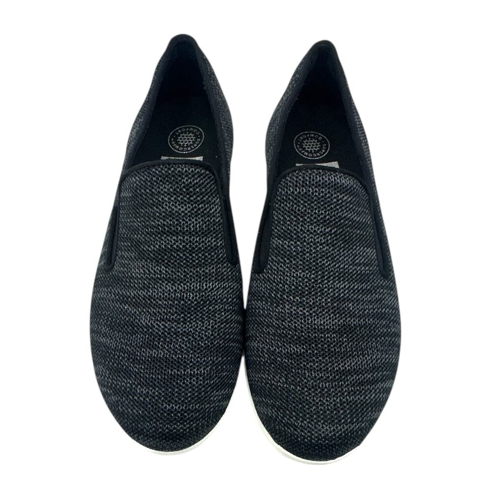 FitFlop Superskate Uberknit Loafers Sneakers Black Gray Women's size 8 - Picture 4 of 7